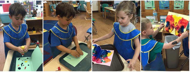 art and symmetry in preschool